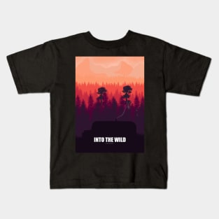 Into the Wild - Minimal Film Fanart alternative Kids T-Shirt